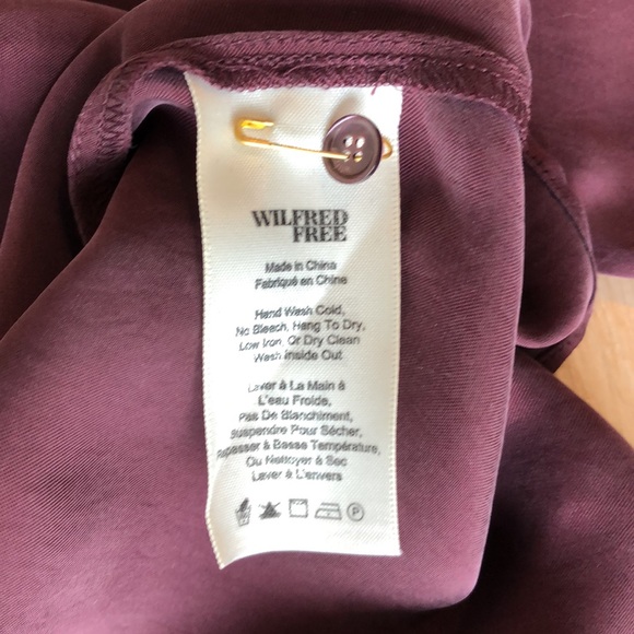 Aritzia Wilfred Free Open Back Blouse - Picture 3 of 8